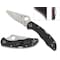 Spyderco 2023 Spyderco Reveal 8 Delica 4 Wildland Firefighter Foundation, Lightweight Blk, Flat Ground Combo SPY-C11FPSBKRD - alternate 1